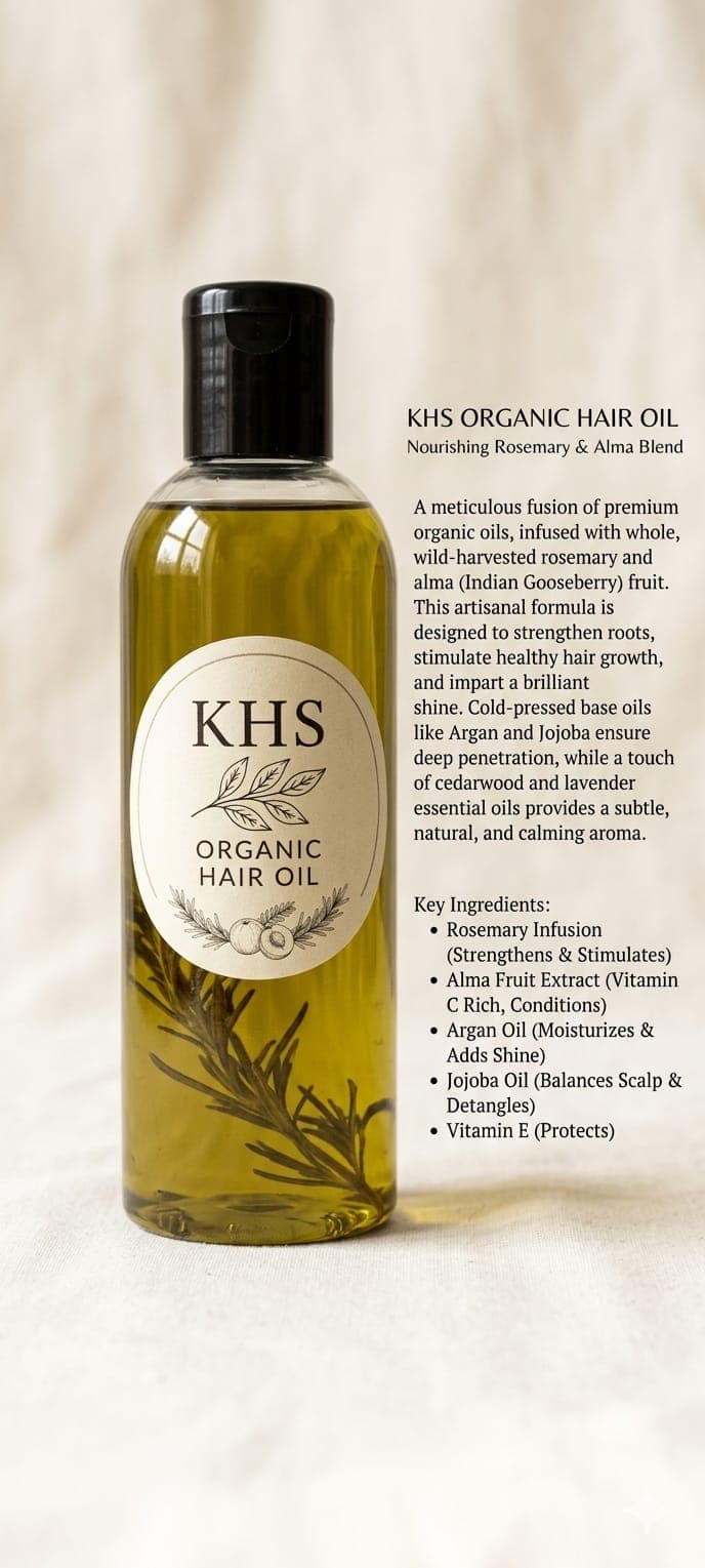 KHS Organic Hair Oil
